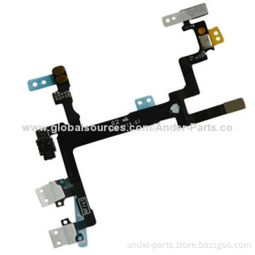 In Stock Wholesale Flex Cable for iPhone 4/4S/5/5S/5C, Suits for Repair and Refurbish, bulk Price